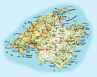 Mallorca - mapa